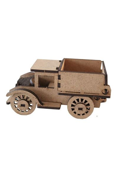 3D SERGİ 3d Wooden Truck Puzzle