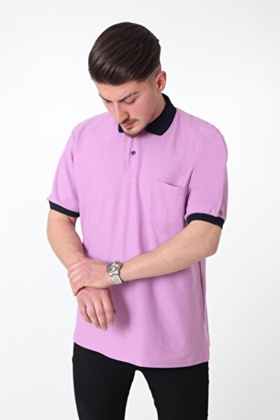 Hakem triko Μπλουζάκι Polo Neck Dusty Rose Cotton