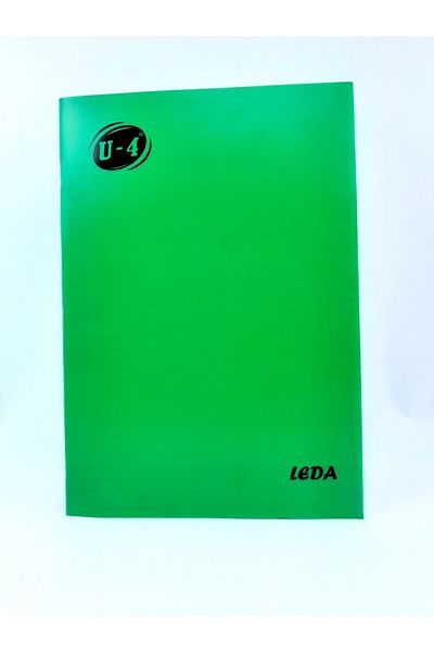 UFEN Plastic Cover Lined A4 School Notebook 40 Sheets (1 Piece)