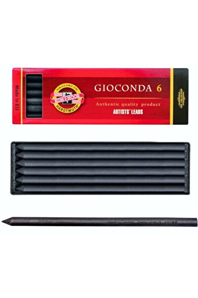 Koh-i Noor Karakalem Kömür Koh-i-noor Gioconda Portmin Uç 5.6 X 120mm 6lı 8673/2