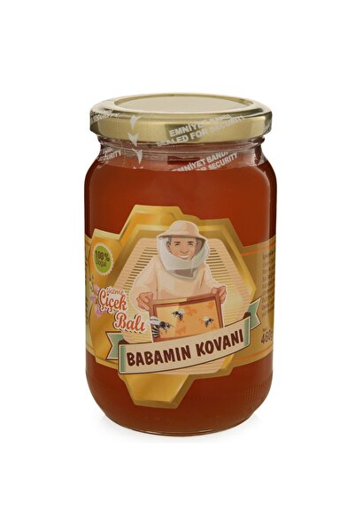 BABAMIN KOVANI Süzme Çiçek Balı 460g Ham Bal