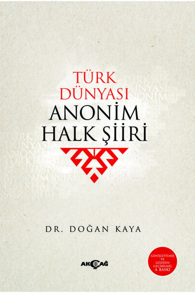 Akçağ Yayınları Türk Dünyası Anonim Halk Şiiri