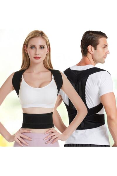 ZEYZEN Çift Balen Destekli Dik Duruş Korsesi Bel Sırt Ağrısı Dik Durmak Için ...