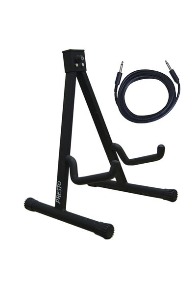 Presto Prs01 Βάση ηλεκτρικής κιθάρας + καλώδιο Jack 3m
