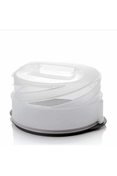 Tupperware Accordion Pastry Serving - Adjustable Cake Storage Container Hsgl