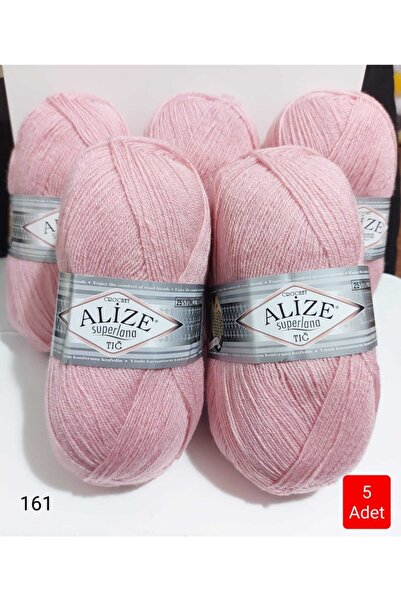 Alize Superlana Tığ El Örgü Ipi 161-pudra-5 Adet