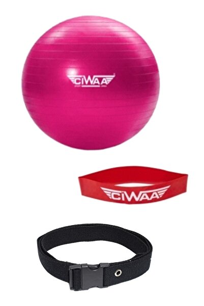 CIWAA مجموعة تمارين كرة البيلاتس مكونة من 3 قطع