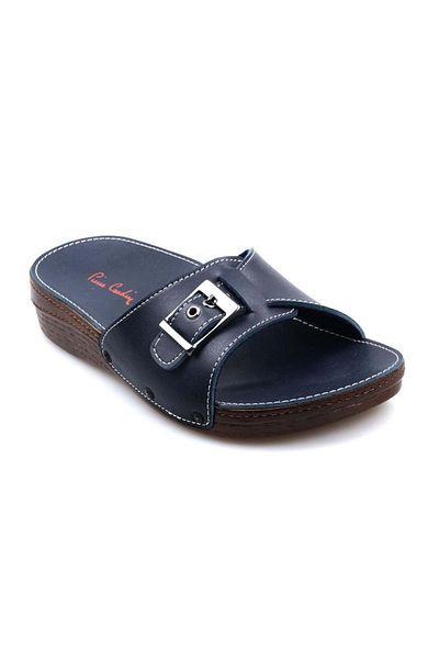 Pierre Cardin Women's Slippers - Navy Blue - 38