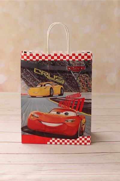 demontecraft Τσάντα Cars Twist Handle 18x8x24cm 5 τεμ