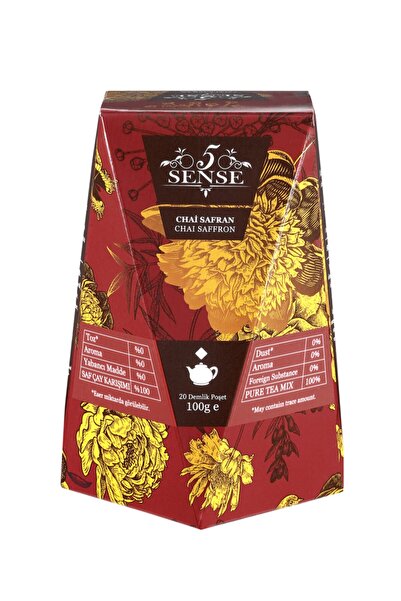 5 Sense - CHAİ SAFRAN ( SICAK VE SOĞUK İÇİM ) 20 Demlik Poşet