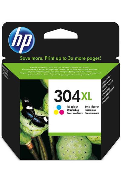 HP HPZR Hp 304XL-N9K07AE Renkli Kartuş