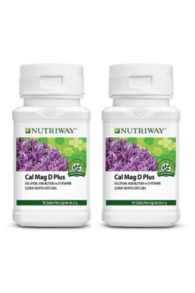 Amway Calcium Magnesium D Plus Nutriway - 90 Tablets Gift