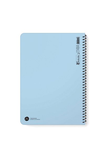 KESKİN COLOR أشياء ذات ملمس مقاس A4، 80 ورقة، ملصق حلزوني مخطط، لا تتجاوز كتابي، أنا ممتلئ بالفعل