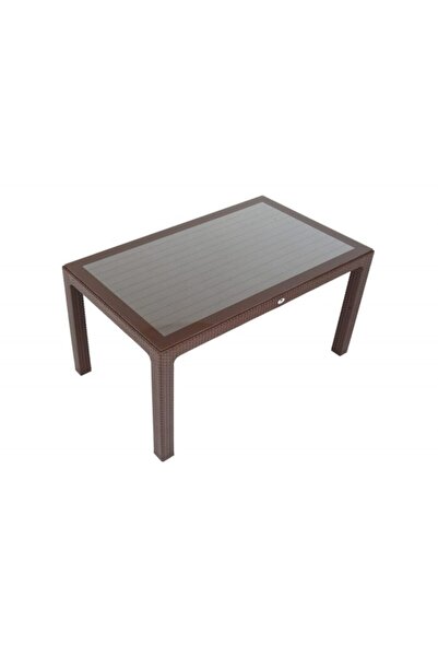 Mandella 90x150 Elit Rattan Masa (CAMLI) Kahverengi