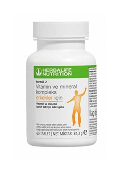 Herbalife Formula 2 Vitamin and Mineral Complex 60 Tablets for Men