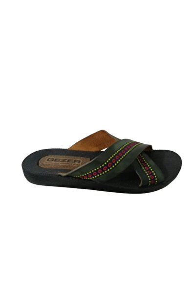 GEZER Ge0110-010 Men's Khaki Daily Slippers