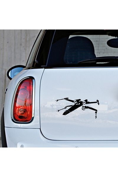 New Jargon Autocolant pentru navă spațială de nouă generație 35 cm - negru