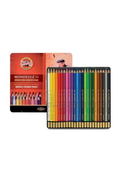 Koh-i Noor Kohi Noor Mondeluz Suluboya Kalemi 24 Renk Set