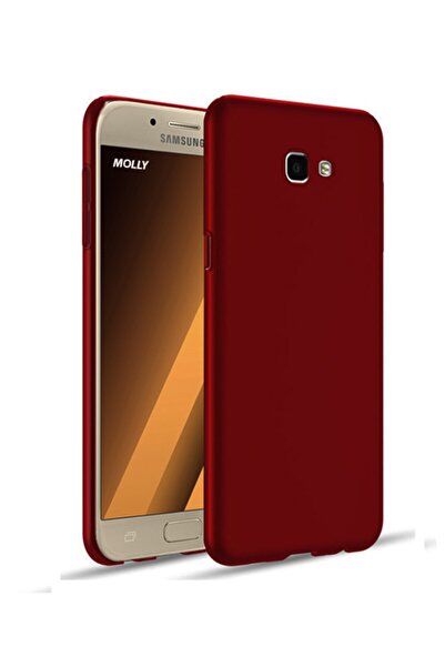 Molly Galaxy A7 2017 Uyumlu Bordo Bexls Silikon Kılıf