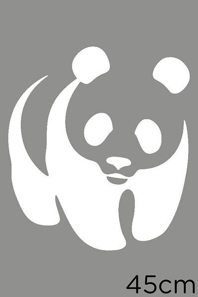 MIGNATIS Autocolant Cute Panda Cub 45cm - Alb