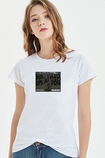 QIVI Kolekcija The Walking Dead Štampano Majica za belke Pleteno T-shirt Majica