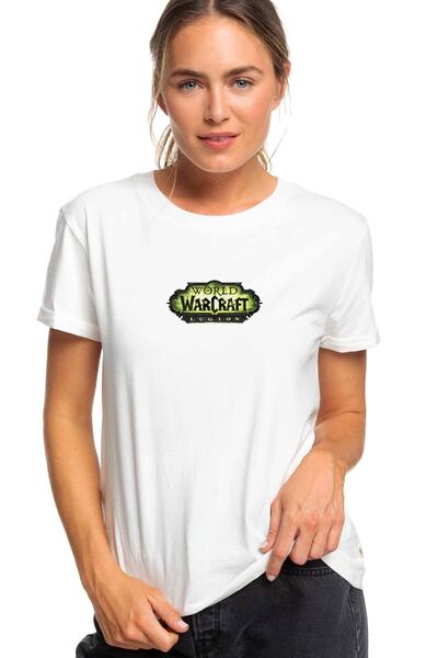 QIVI World Of Warcraft Horde Štampano Crna Ženska Pleteno Majica T-shirt T-shirt