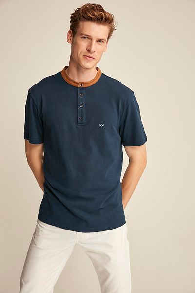 GRIMELANGE Poloshirt - Dunkelblau - Slim Fit