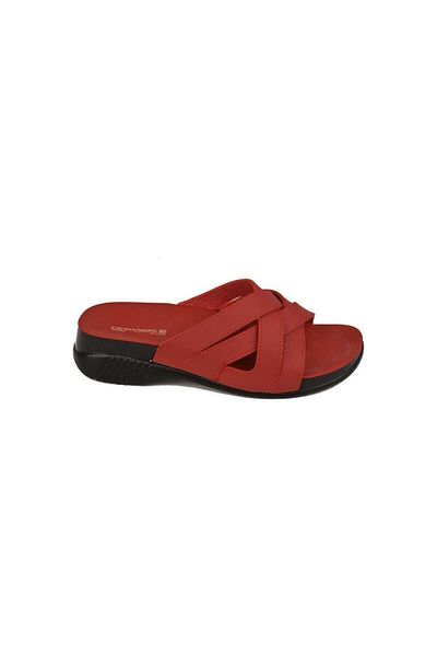 Ceyo Belize-6 Full Orthopedic Anatomical Red Women's Slippers