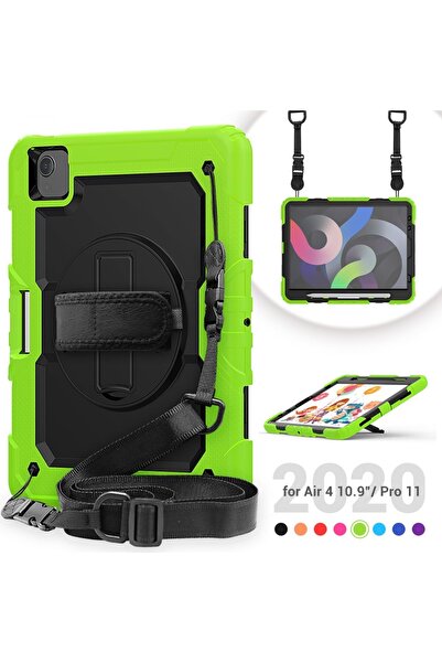 UnDePlus حافظة ابل ايباد برو 11 حافظة ديفيندر مدرعة A1980 A2013 A1934 A1980 أخضر