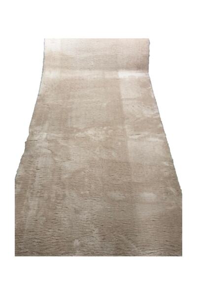 Sarar Peluş Post Uzun Tüylü Camel Kaymaz Taban Yıkanabilir Halı