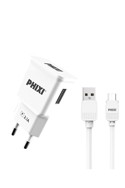 Genel Markalar Phixi 2.1 Micro Usb Hızlı Şarj Ve Data Kablosu Android Samsung...