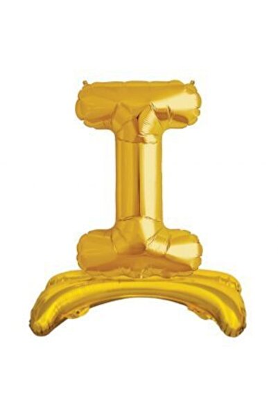 parti sürprizi Standing Gold I Letter Foil Balloon
