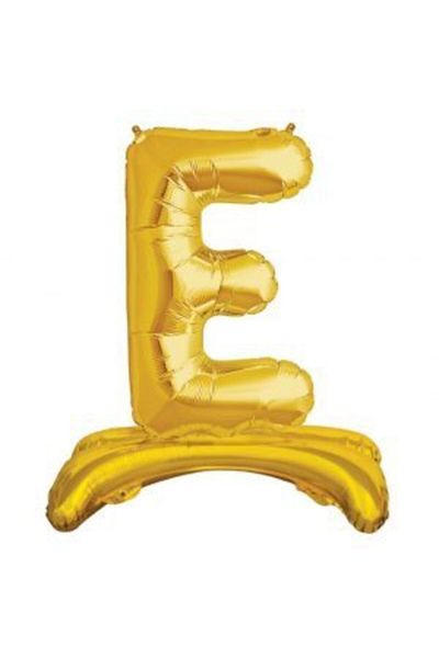 parti sürprizi Standing Gold Letter E Foil Balloon