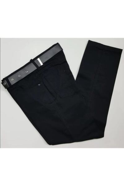 Dıgıl Kids Erkek Çocuk Siyah Keten Pantolon