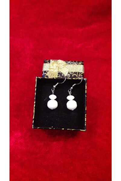 Burhan Yücel Lületaşı Lüle Taşı Yuvarlak Küpe