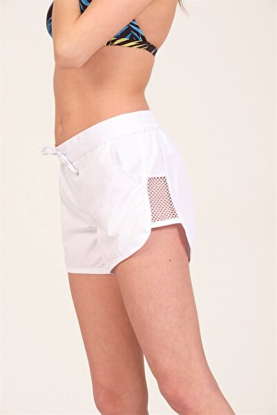 MY SEA Γυναικείο σορτς παραλίας με δίχτυ στο πλάι Bn-11 (αγοράστε 1 νούμερο μεγαλύτερο)