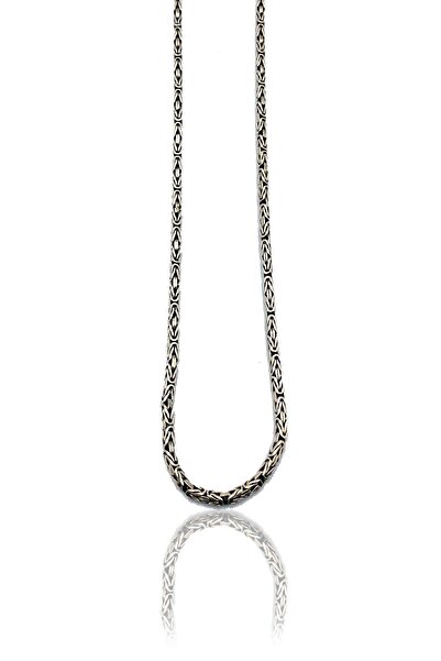 Artuklu Telkari ve Gümüşçülük 925 Ayar Saf Gümüş 2 Mm 60 Cm Kral Model Zincir...