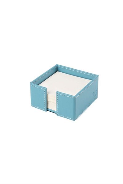 2K Cube Notepad Holder Artificial Leather Desktop 10x10x5 Cm