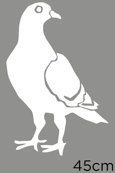 MIGNATIS Pastă autocolant Long Dove 45cm - Alb