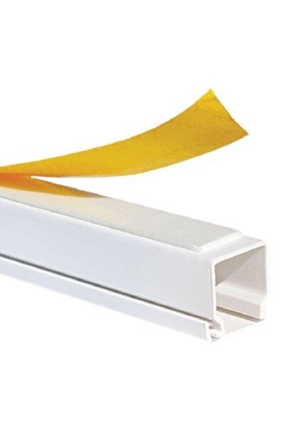 Mutlusan 10 Metre Yapışkan Bantlı Kablo Kanalı 40x25 Mm - (5 Adet X 2 Metre)