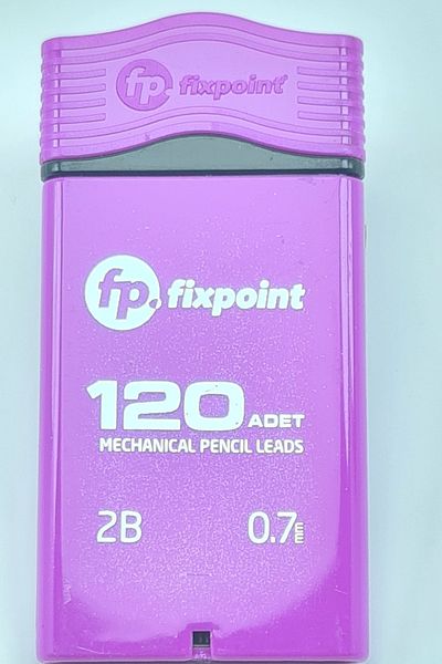 FixPoint رأس قلم رصاص ميكانيكي 120 قطعة، 0.7 "أرجواني