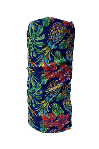 Vemod Unisex Renkli Yaprak Desen Boyun Bandanası - Motorcu Kar Maskesi-boyunl...