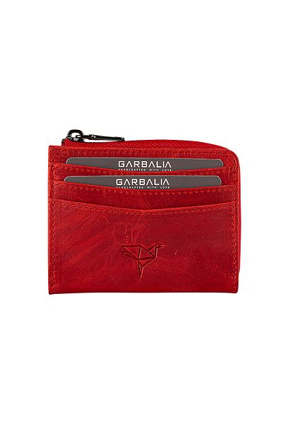 Garbalia Unisex Crazy Red Coin Portfolio Figo