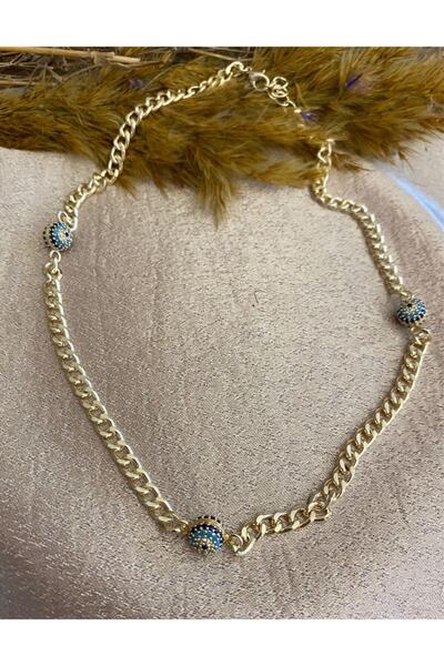 Markiz Takı قلادة متعددة من الخرز العين الشريرة