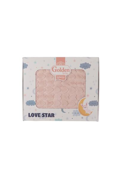 Mutlu Kids Golden Spring Love Star Battaniye