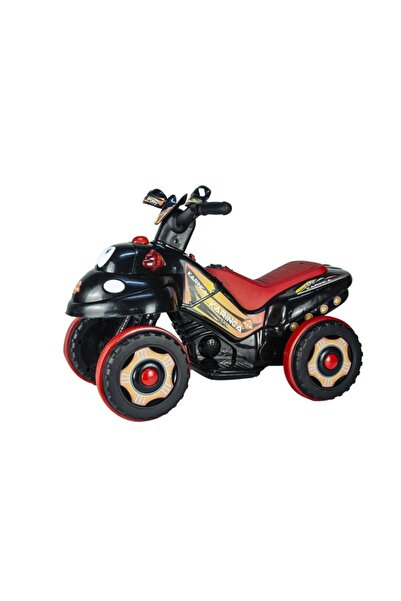UJ Toys Müzikli Ve Led Işıklı Akülü Atv 6v Karınca Siyah