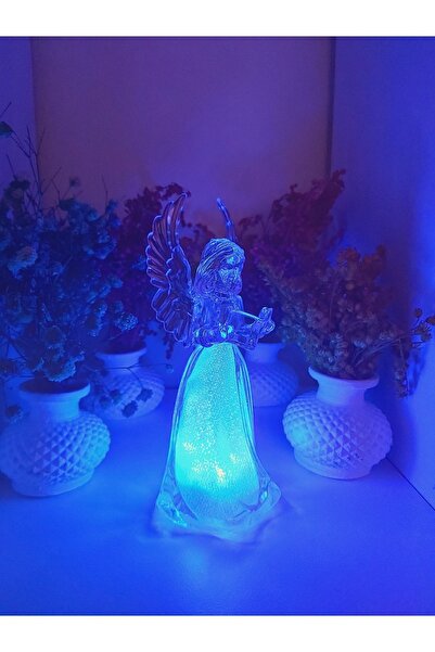 kutusuyla Dekoratif Led Işıklı Renk Değiştiren Melek Gece Lambası