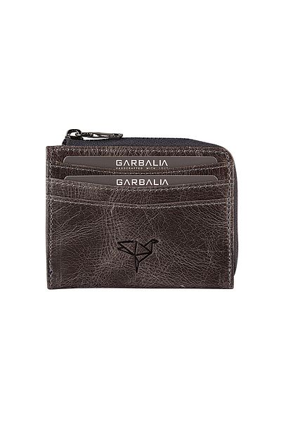 Garbalia Unisex Crazy Grey Money Portfolio Figo