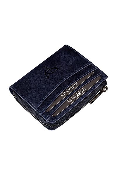 Garbalia Unisex Crazy Dark Blue Money Portfolio Figo
