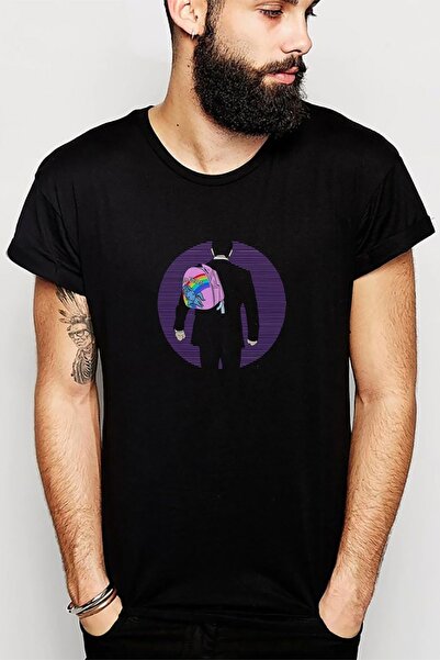 QIVI Altered Carbon Hello Unicorn Štampano Crna muška Pleteno majica T-shirt ...